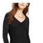 Self Esteem Juniors' Long-Sleeve Bodysuit Black Size Large