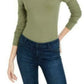 Self Esteem Juniors' Mock-Neck Bodysuit Green Size Medium