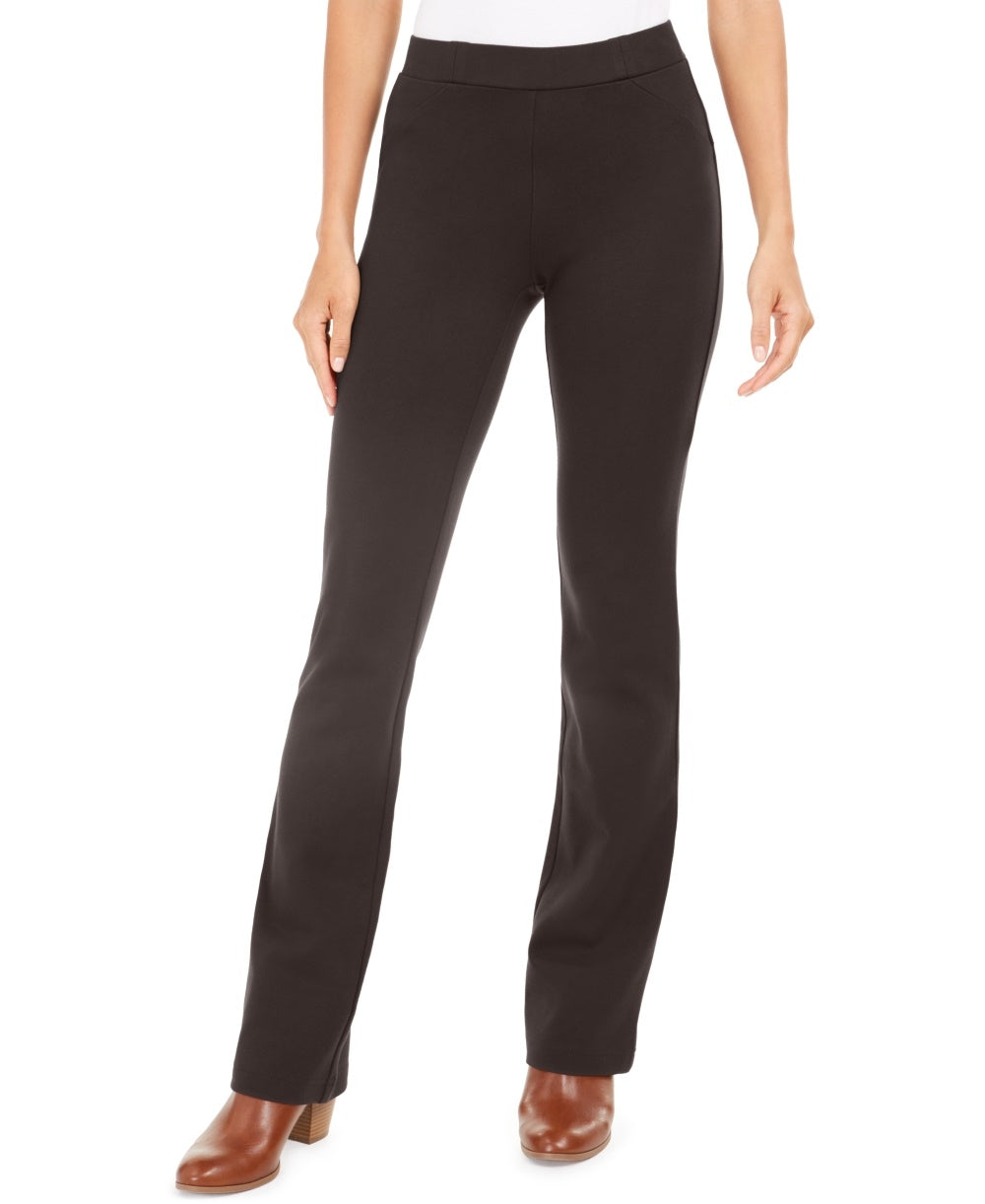 Style & Co Women's Bootcut Pants Brown Size L