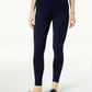 Maison Jules Women's Basic Mid-Rise Leggings  Blue Size Small