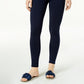 Maison Jules Women's Basic Mid-Rise Leggings  Blue Size Small