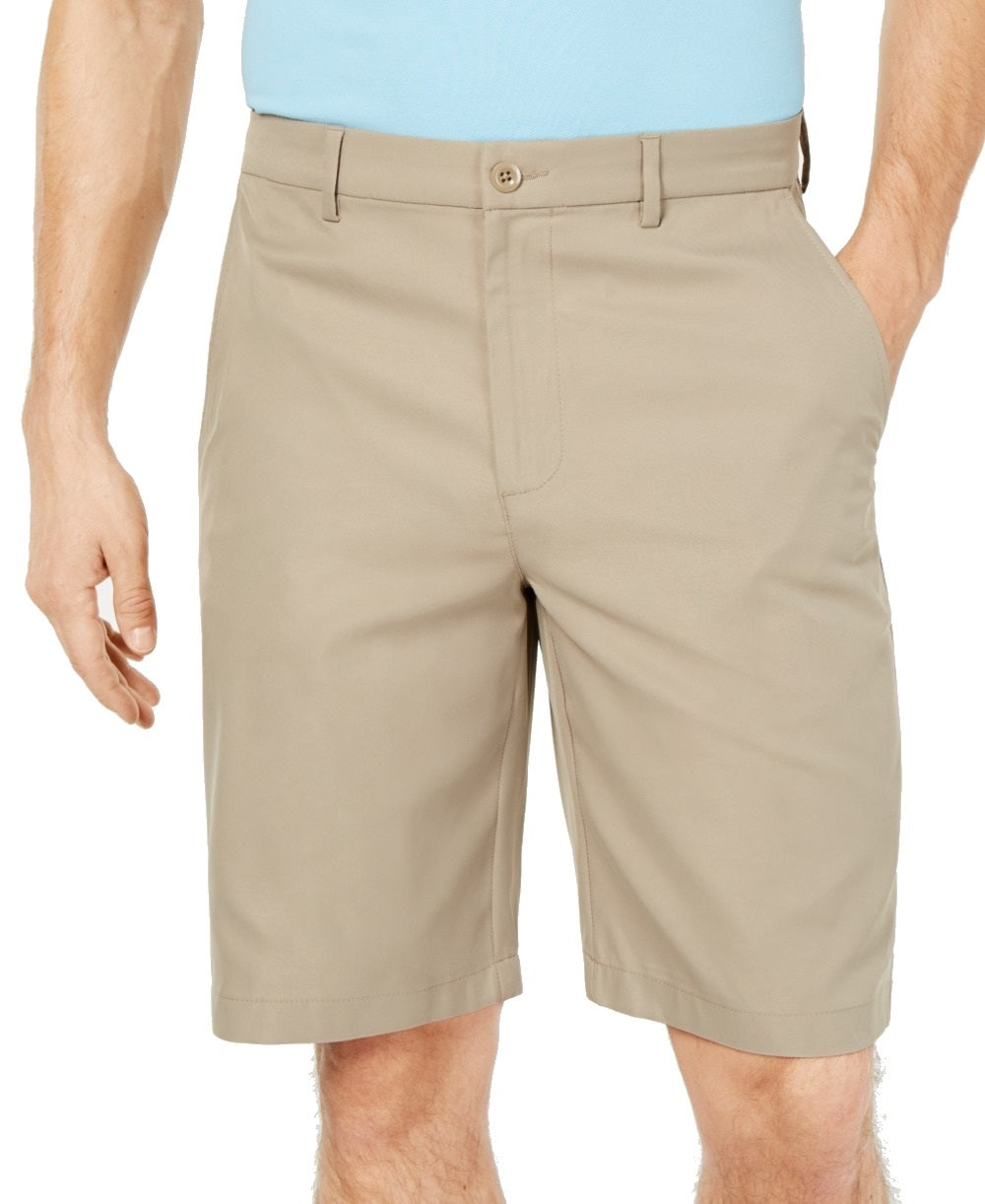 Attack Life Men's Core 10" Classic-Fit Shorts Beige Size 36 REG
