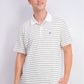 Attack Life By Greg Norman Men's 5 Iron Stripe Polo White Size XXX Large