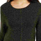 Alfani Women's Metallic Swing Sweater Black Size X-Large