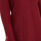 Alfani Women's Metallic Swing Sweater Wine Size Petite Small