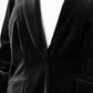 INC International Concepts Women's Plus Velvet Blazer Black Size 1X