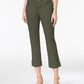 Style & Co Women's Curvy Fit Capri Jeans Green Size 8 Petite