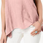 Style & Co Women's Handkerchief Hem T-Shirt Pink Size Small
