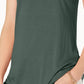 Maison Jules Women's Scoop Neck Tank Top Green Size X-Large
