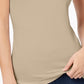 Maison Jules Women's Sleeveless Shirt Cami Beige Size Medium