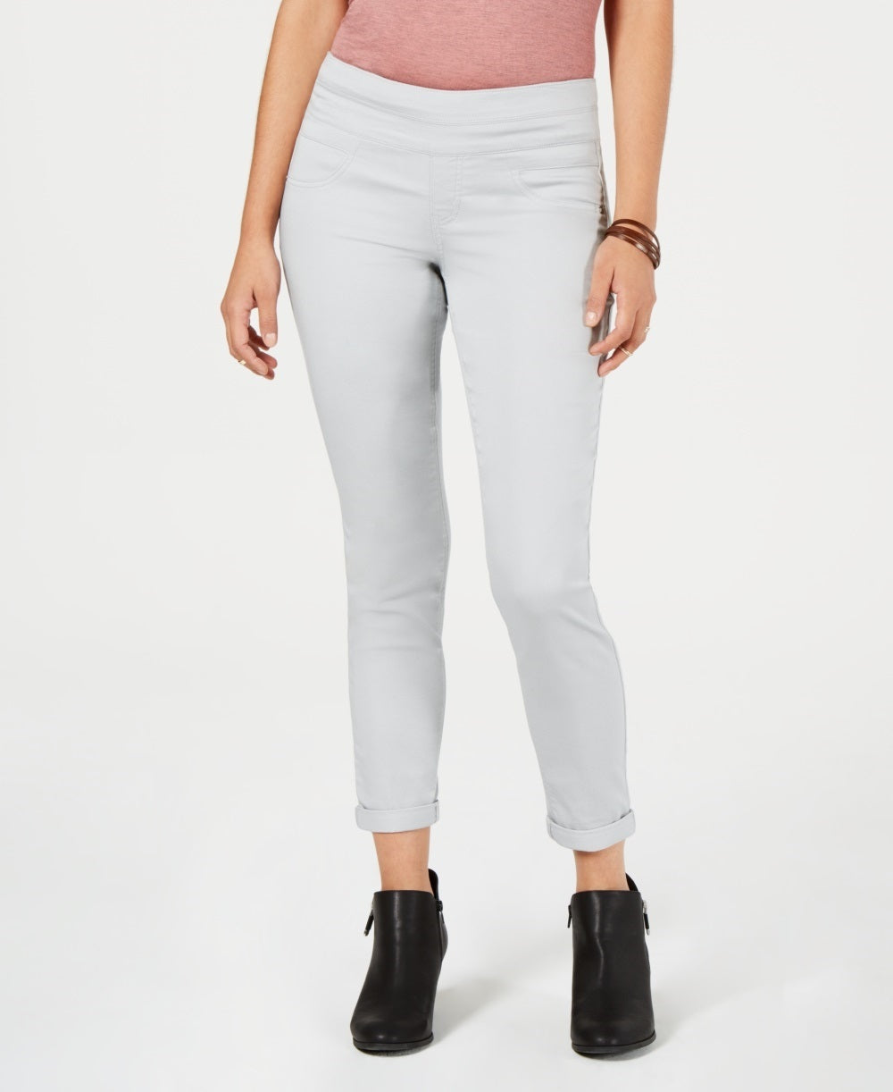Style & Co Women's Rolled Hem Skinny Pants Misty Harbour Size 4