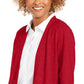 Charter Club Women's Open-Front Cardigan  Red Size X-Small