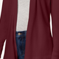 Charter Club Women's Open Front Cardigan Red Size XX-Large