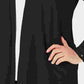 Charter Club Women's Pointelle Trim Completer Cardigan Black Size 1X