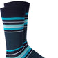 Alfani Men's Colorblocked Dress Socks Blue Size Regular