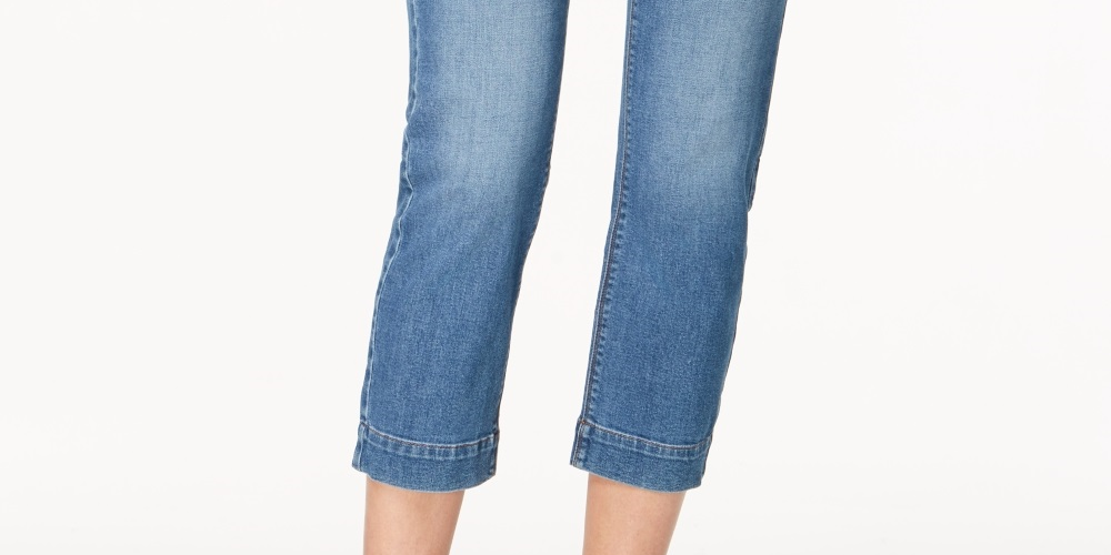 Style & Co Women's Pull On Capri Jeans Blue Size -Petite Small