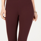 Alfani Women's Petite Comfort-Waist Leggings  Wine Size PM
