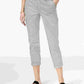 Maison Jules Women's Pocketed Zippered Straight Leg Pants Beige Size 0