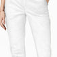 Maison Jules Women's Slim Ankle Pants White Size 0