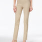 Charter Club Women's Chelsea Tummy Control Skinny-Leg Ankle Pants Honey Size 14