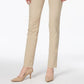 Charter Club Women's Chelsea Tummy Control Skinny-Leg Ankle Pants Honey Size 14