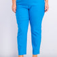 Charter Club Women's Chelsea Tummy Control Skinny-Leg Ankle Pants Bright Blue Size 14
