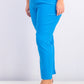 Charter Club Women's Chelsea Tummy Control Skinny-Leg Ankle Pants Bright Blue Size 14