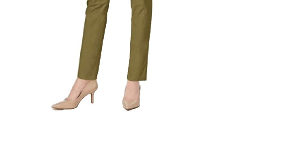 Charter Club Women's Chelsea Tummy Control Skinny Leg Ankle Pants Green Size 8