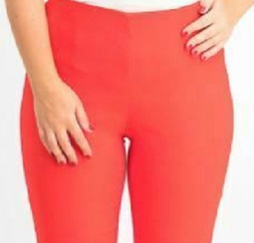 Charter Club Women's Chelsea Tummy Control Skinny-Leg Ankle Pants Orange Size 10