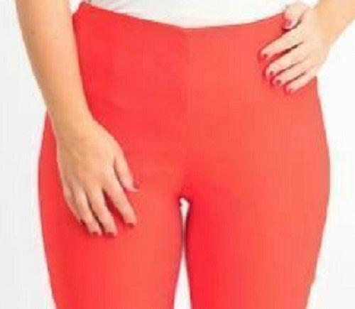 Charter Club Women's Chelsea Tummy Control Skinny-Leg Ankle Pants Orange Size 16