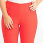 Charter Club Women's Chelsea Tummy Control Skinny-Leg Ankle Pants Orange Size 4