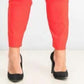 Charter Club Women's Chelsea Tummy Control Skinny-Leg Ankle Pants Orange Size 4