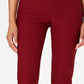 Charter Club Women's Chelsea Tummy Control Ankle Pants Wine Size 10 Petite
