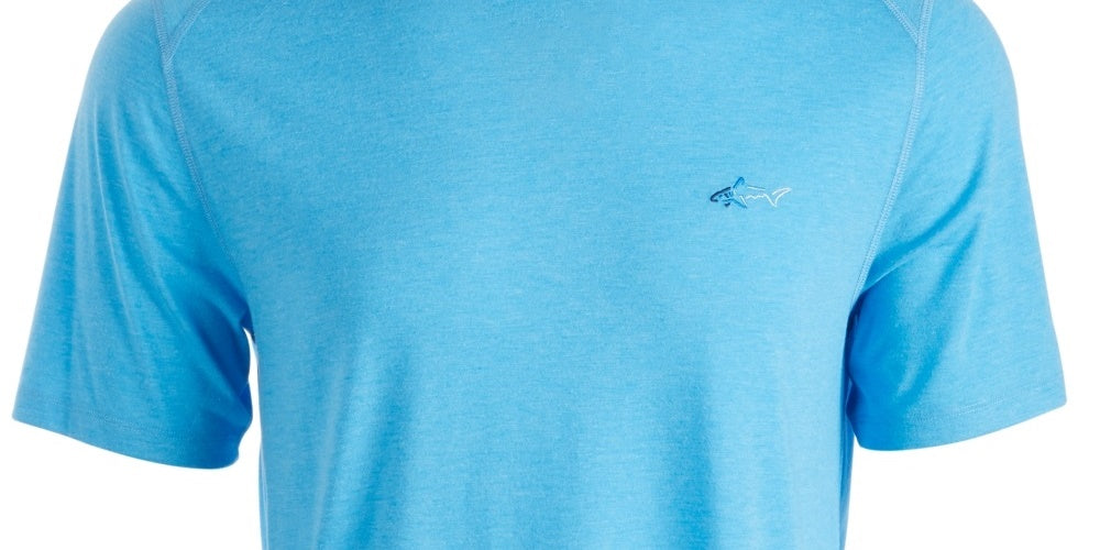 Attack Life By Greg Norman Men's Soft Touch T-Shirt Dark Blue Size Medium
