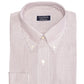Club Room Men's Classic/Regular Fit Stretch Wrinkle-Resistant University Stripe Dress Shirt  Red Size 34-35