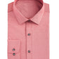 Bar III Men's Slim-Fit Stretch Easy-Care Large Dobby Dot Dress Shirt Red Size 15.5X32-33