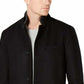 INC International Concepts Men's Todd Slim Fit Topcoat Black Size X-Large
