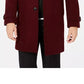 INC International Concepts Men's Todd Slim Fit Topcoat Red Size Medium