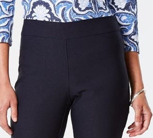 Charter Club Women's Cambridge Pull-On Ponte Pants Regular And Short Lengths Bright Blue Size 4