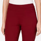 Charter Club Women's Pull-On Ponte-Knit Pants Red Size 4 Petite