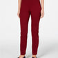 Charter Club Women's Petite Pull-On Ponte-Knit Pants Red Size 8 P