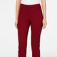 Charter Club Women's Petite Pull-On Ponte-Knit Pants Red Size 8 P