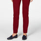 Charter Club Women's Petite Pull-On Ponte-Knit Pants Red Size 8 P