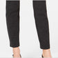 Alfani Women's Wide Waistband Exposed Elastic Skinny Pants Black Size 10 Petite
