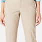 Charter Club Women's Slim Fit Ankle Pants Beige Size 14