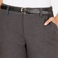 Charter Club Women's Belted Tummy Control Trousers Grey Size 10