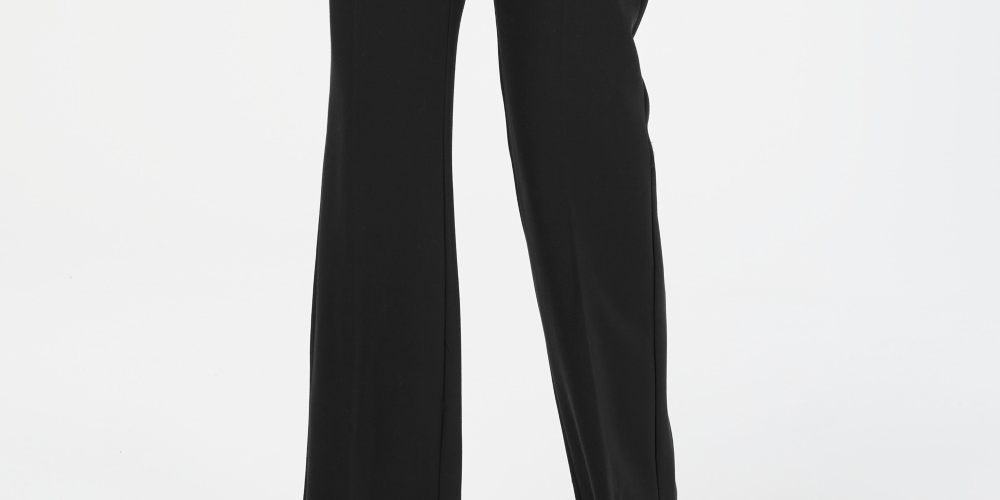 Charter Club Women's Belted Slim It Up Trousers  Black Size 14 Petite