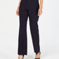 Charter Club Women's Belted Slim It Up Trousers  Bright Blue Size 12 Petite