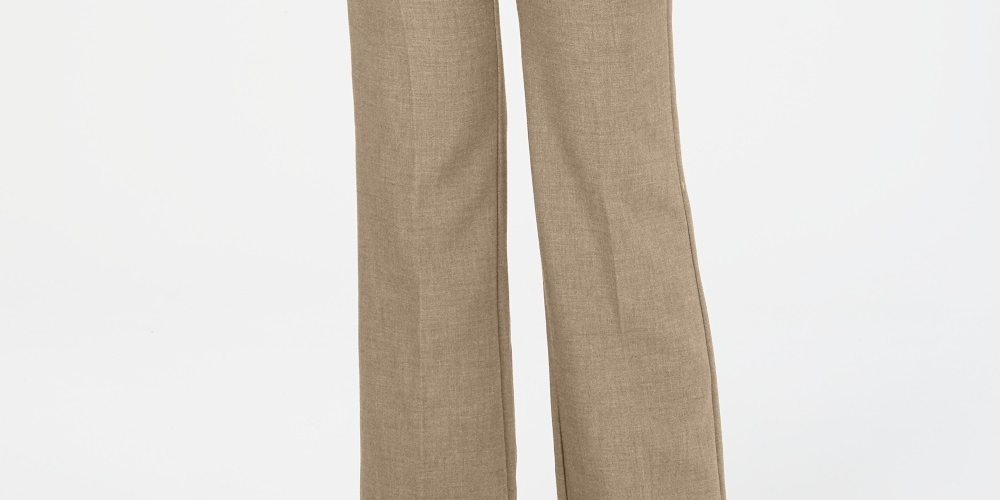Charter Club Women's Belted Slim It Up Trousers Beige Size 6 Petite