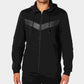 Id Ideology Men's Chevron Zip Hoodie Black Size Small